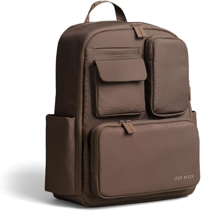 Itzy Ritzy Utility Diaper Bag Backpack with 17 Pockets