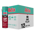 Akfix 805 Gap Filler Polyurethane Expanding Foam Sealant - 12 Pack