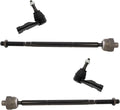 TRQ Front Inner and Outer Tie Rod Set - Direct Fit for Ram 1500