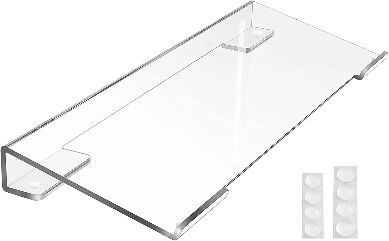MaxGear Clear Keyboard Riser - Ergonomic Typing Made Easy