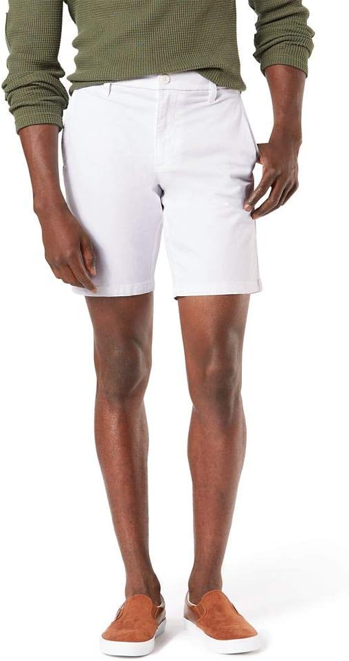 Dockers Men's Straight Fit Supreme Flex 9.5in Shorts for Comfort