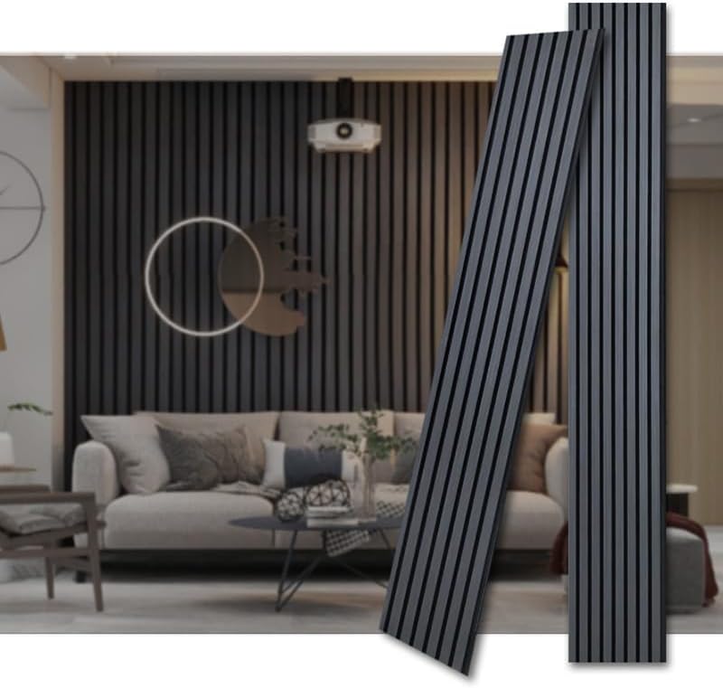 3D Fluted Sound Absorbing Acoustic Wood Slat Wall Panels