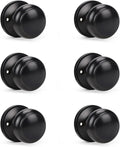 KNOBWELL Single Sided Dummy Door Knob Set in Matte Black Finish