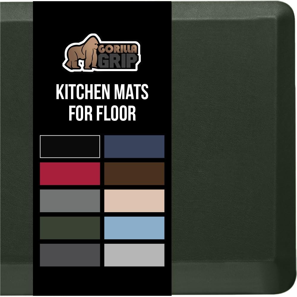 GORILLA GRIP Comfortable Cushioned Kitchen Mats for Floor