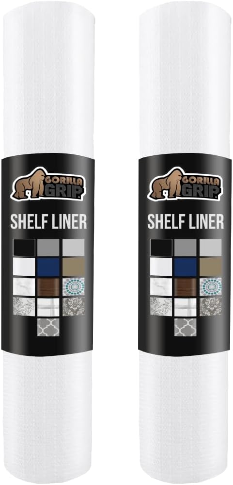 GORILLA GRIP Slip Resistant Drawer and Shelf Liner for Easy Use