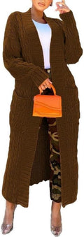 Cardigan Sweaters for Women Casual - Long Chunky Knit Coat Cardigans