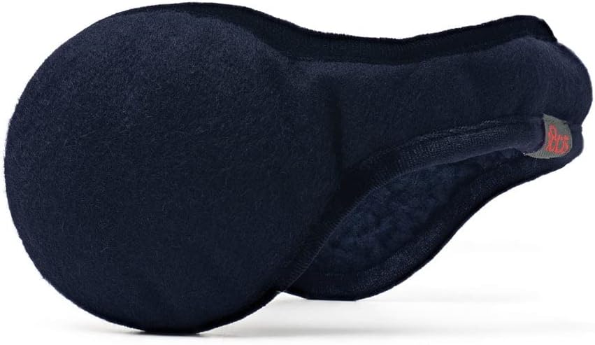 180s Men's Wool Behind-the-Head Ear Warmer for Winter Comfort