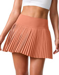 Pleated Tennis Skirt with Pockets Shorts - High Waisted Athletic Skort