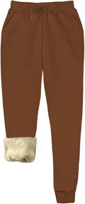 Yeokou Women's Warm Sherpa Lined Athletic Sweatpants (Style 362S)