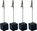 Memo Clip Holders Stand with Alligator Clasp 4Pcs - Simple Desk