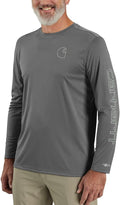 Carhartt Mens Force Sun Defender Lightweight Long-Sleeve T-Shirt - UPF