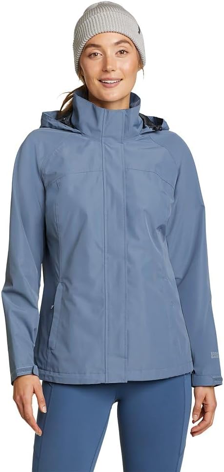 Eddie Bauer Women's Packable Rainfoil Jacket for All Weather