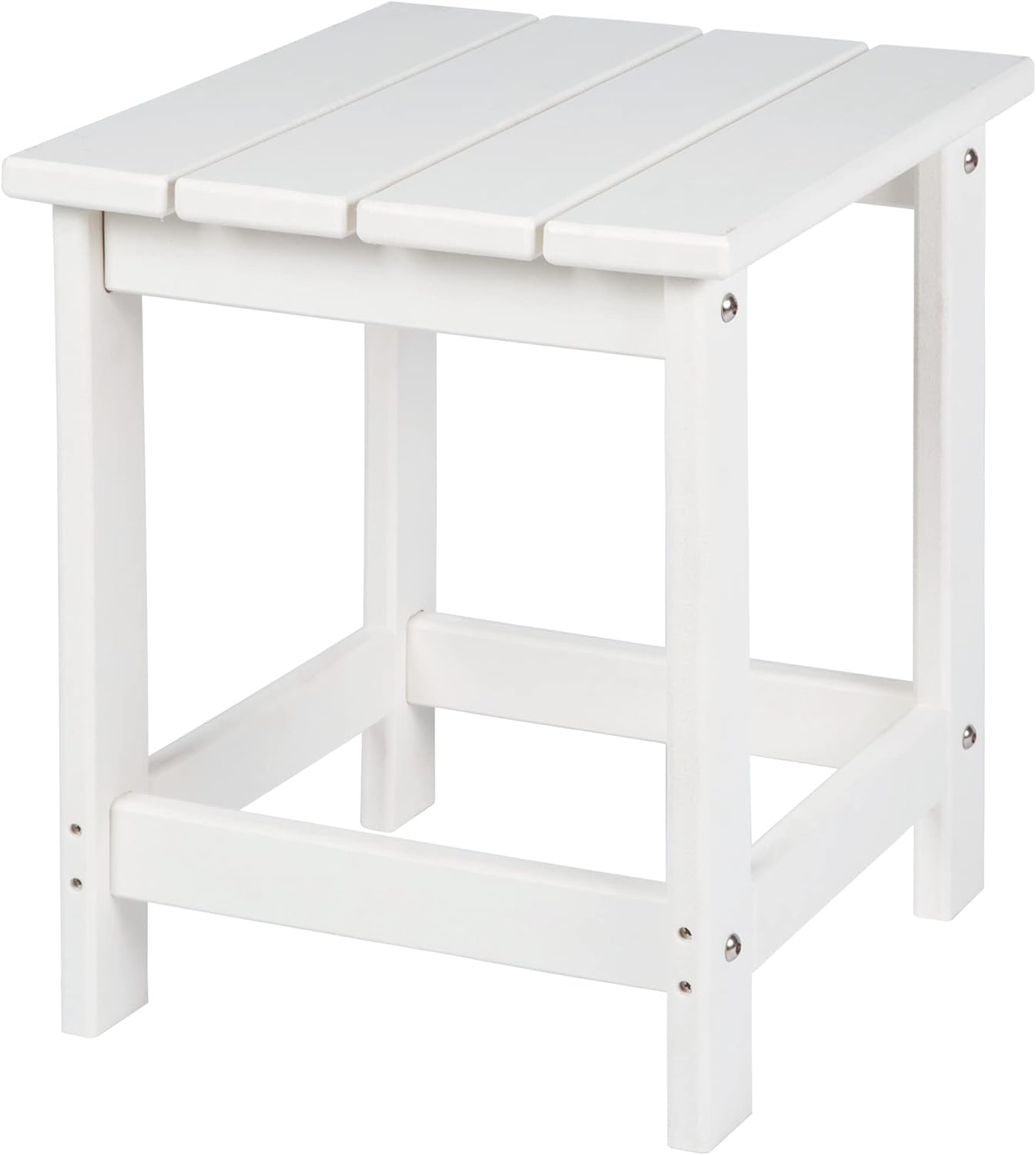 LZRS Adirondack Square Outdoor Side Table for Easy Maintenance