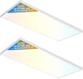 1x2 FT LED Flat Panel Light Surface Mount 24W 2880LM - Dimmable 5CCT