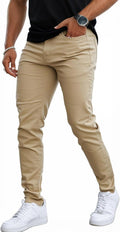 Mens Skinny Stretch High Rise Colored Jeans - Expandable Waist