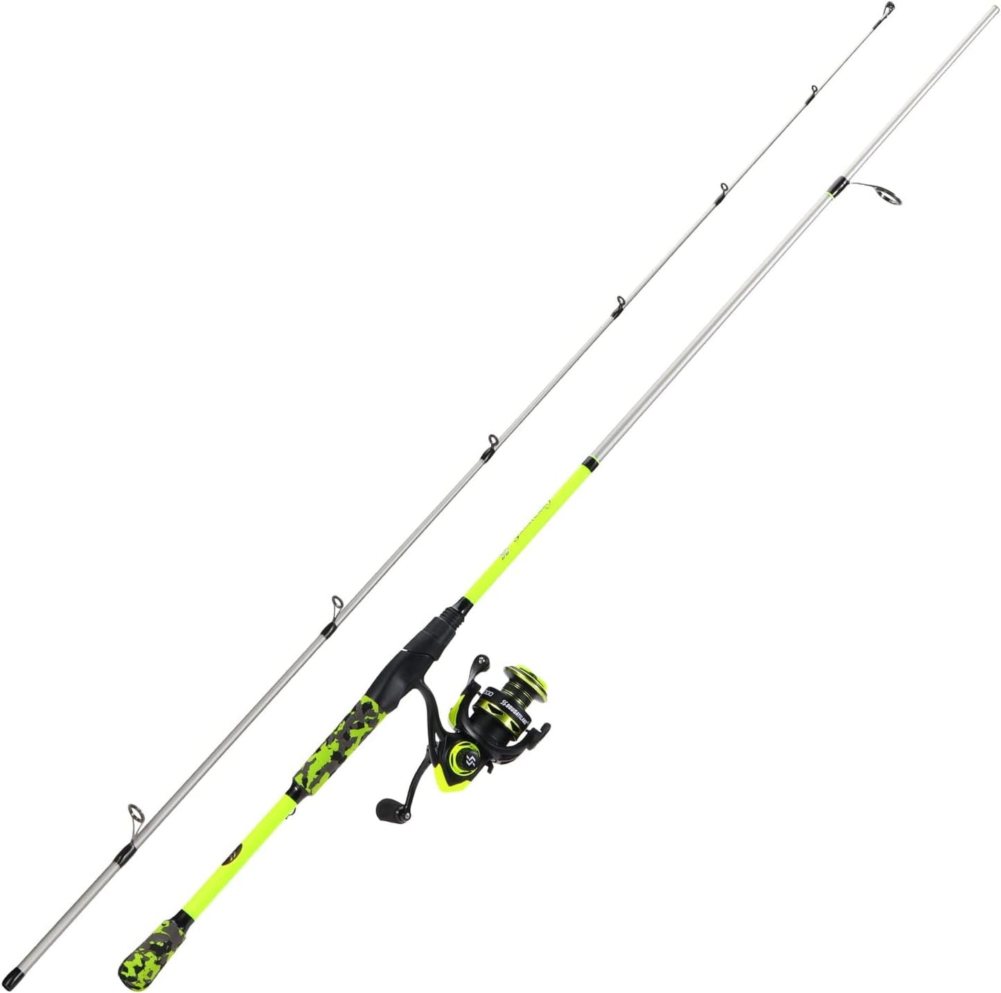 Sougayilang Baitcast and Spinning Reel Combo for Fishing
