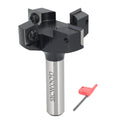 Slab Flattening Router Bit 1/2 Shank 2in Cutting Dia - Spoilboard