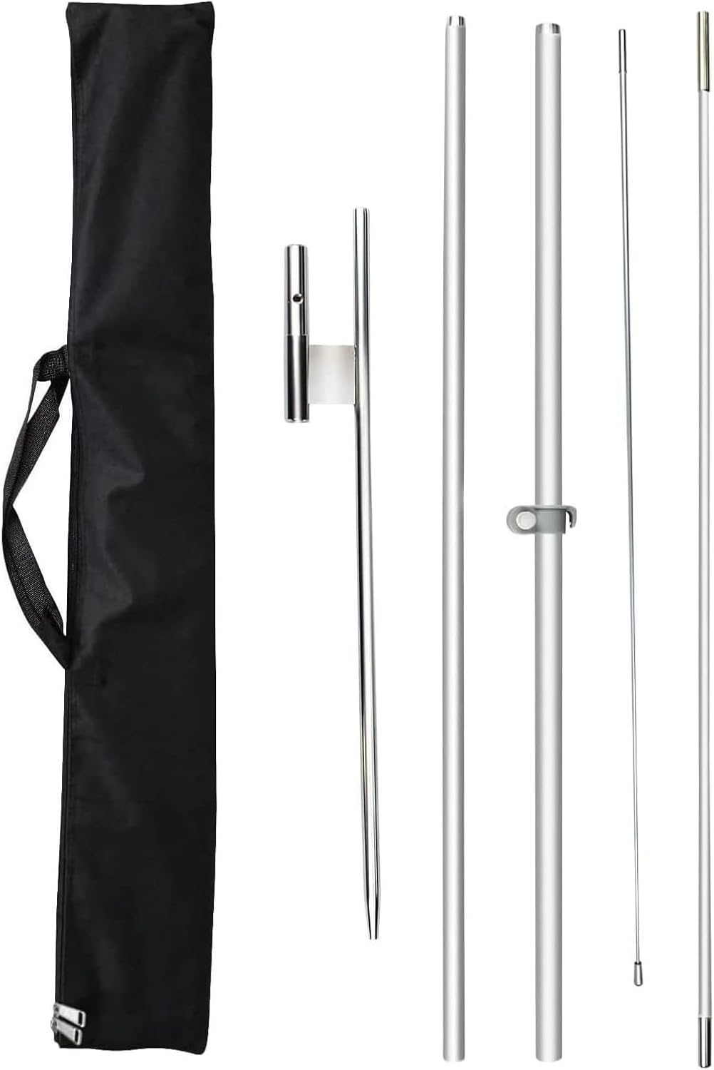 Feather Flag Pole Kit for Swooper Flag 8FT - Durable and Portable