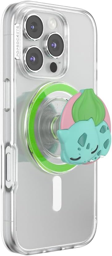 PopSockets Phone Grip for MagSafe with Kickstand - Sleepy Bulbasaur