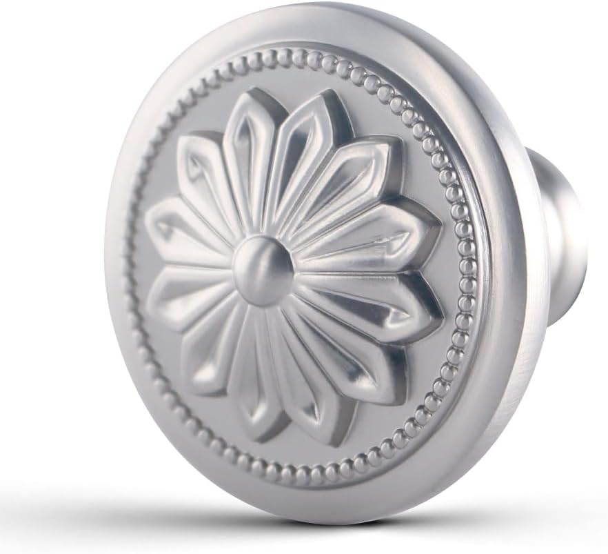 16 Pack Brushed Nickel Knobs for Cabinets and Drawers - Elegant Design
