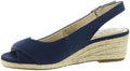 Women's Socialite Sandal Peep-Toe Wedge - Espadrille Style