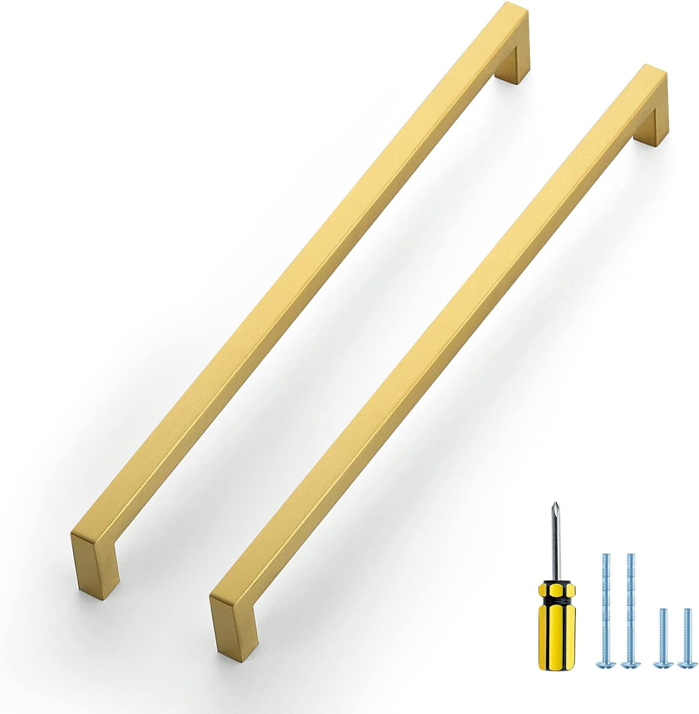 Ravinte 10 Pack Gold Cabinet Pulls for Modern Kitchen Hardware