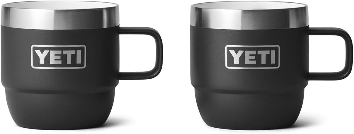 YETI Rambler 6 oz Stackable Mug for Coffee and Espresso Lovers