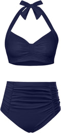 Holipick Women High Waisted Bikini Set Two Piece Swimsuit - Tummy