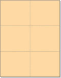 Laser Printer Blank Perforated Cards 6 up per Page (Buff) - Case