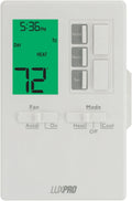 Lux Pro All in One Programmable Thermostat - Easy DIY Energy Saver