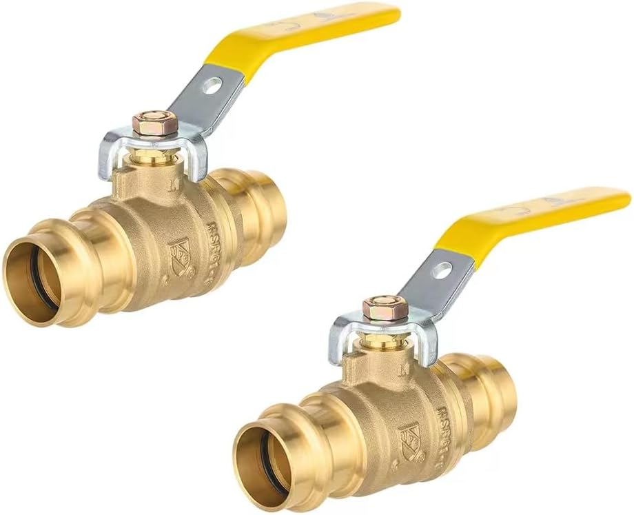 Pack of 2 3/4in Press X Press Ball Valve for Copper Tubing
