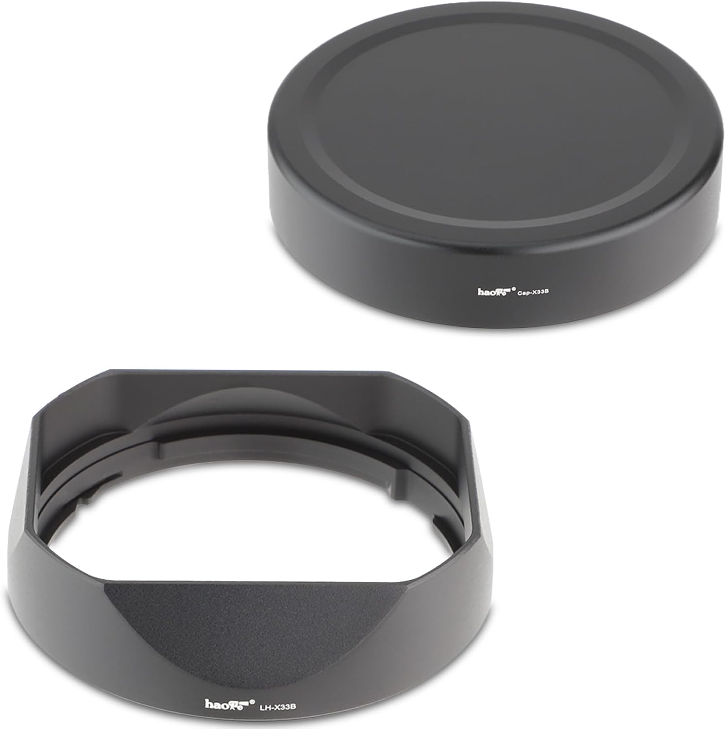 Square Metal Lens Hood for Fujifilm XF 33mm and XF 16-50mm