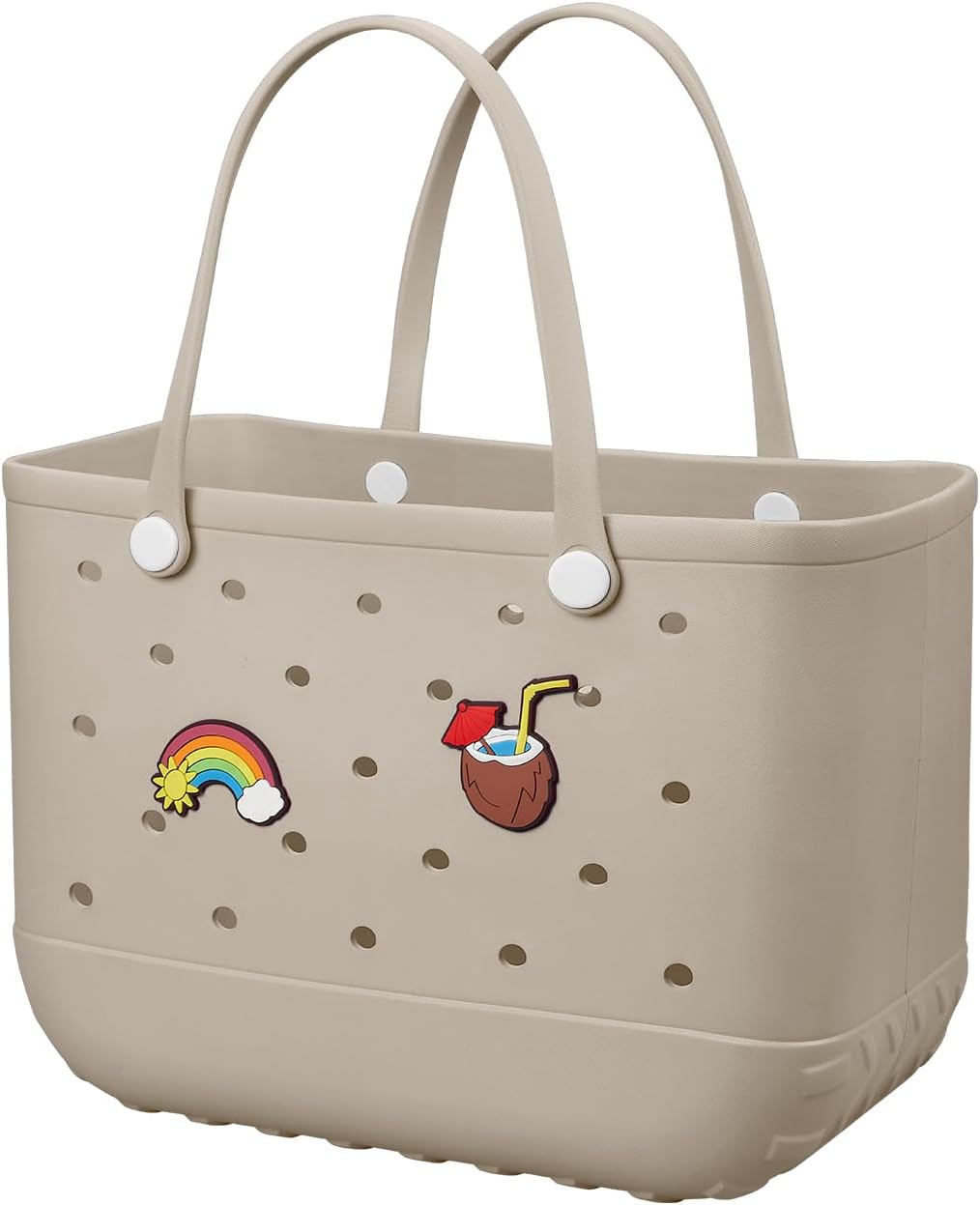 Waterproof Beach Bag Rubber Tote for Women - Stylish & Durable