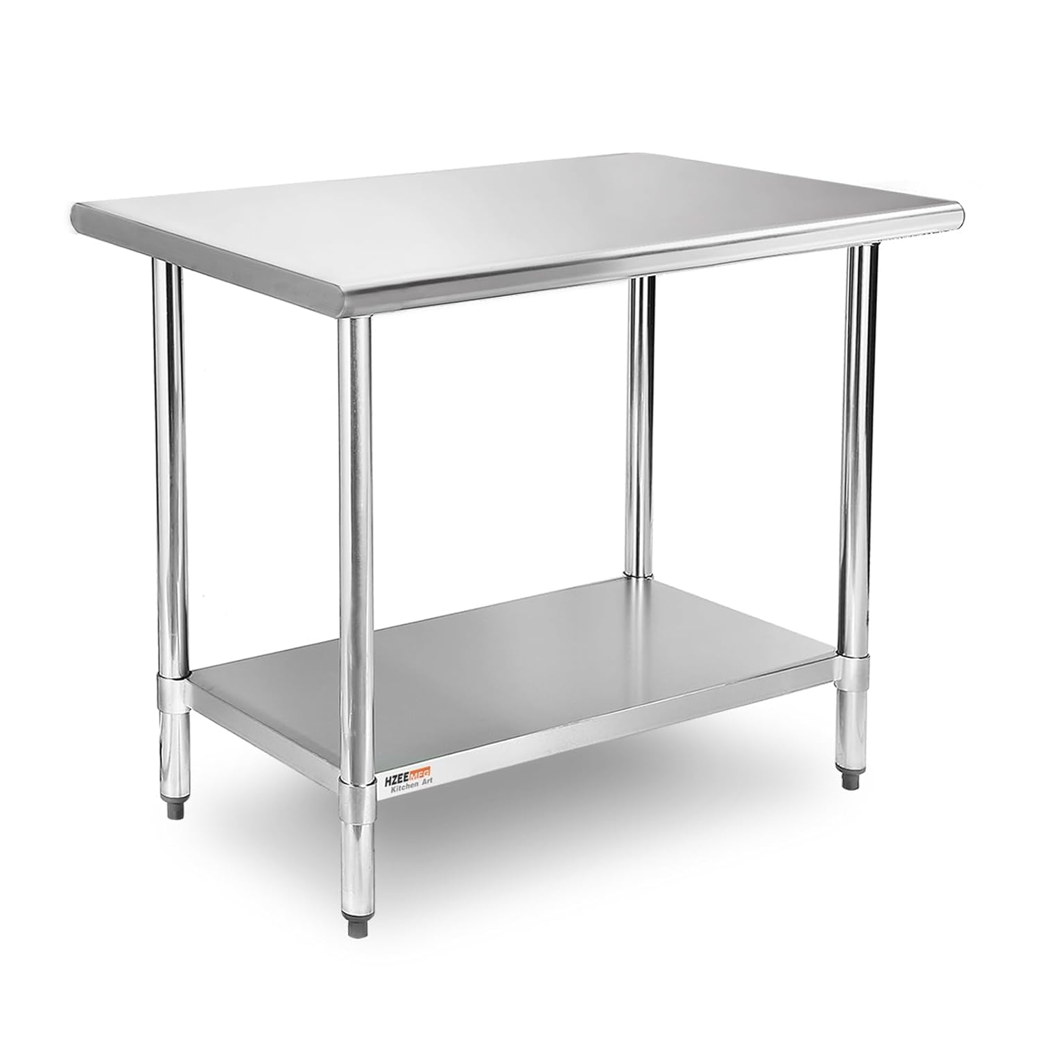 Stainless Steel Table for Prep & Work, Heavy Duty 24 x 30 in