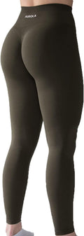 AUROLA Workout Leggings for Women Seamless Scrunch Tights (Style YJZG)