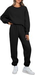 AUTOMET Womens 2 Piece Outfits Sweatsuit Lounge Set - Warm Fall