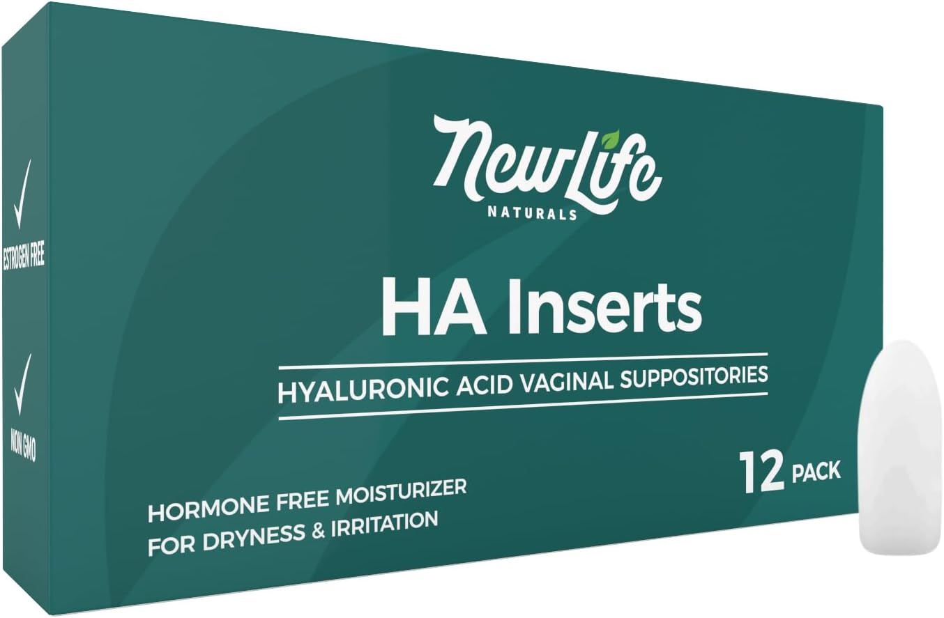 Hyaluronic Acid Vaginal Suppositories for Women by NewLife Naturals