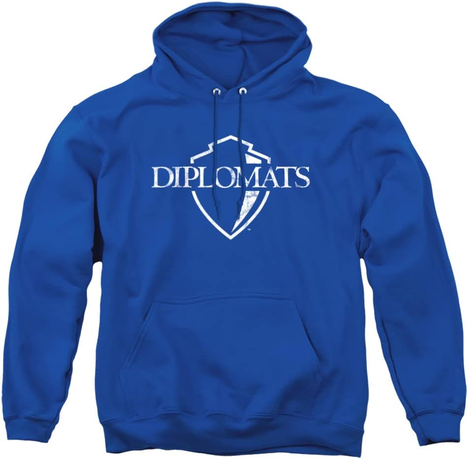 Official Collegiate Distressed Logo Adult Pullover Hoodie