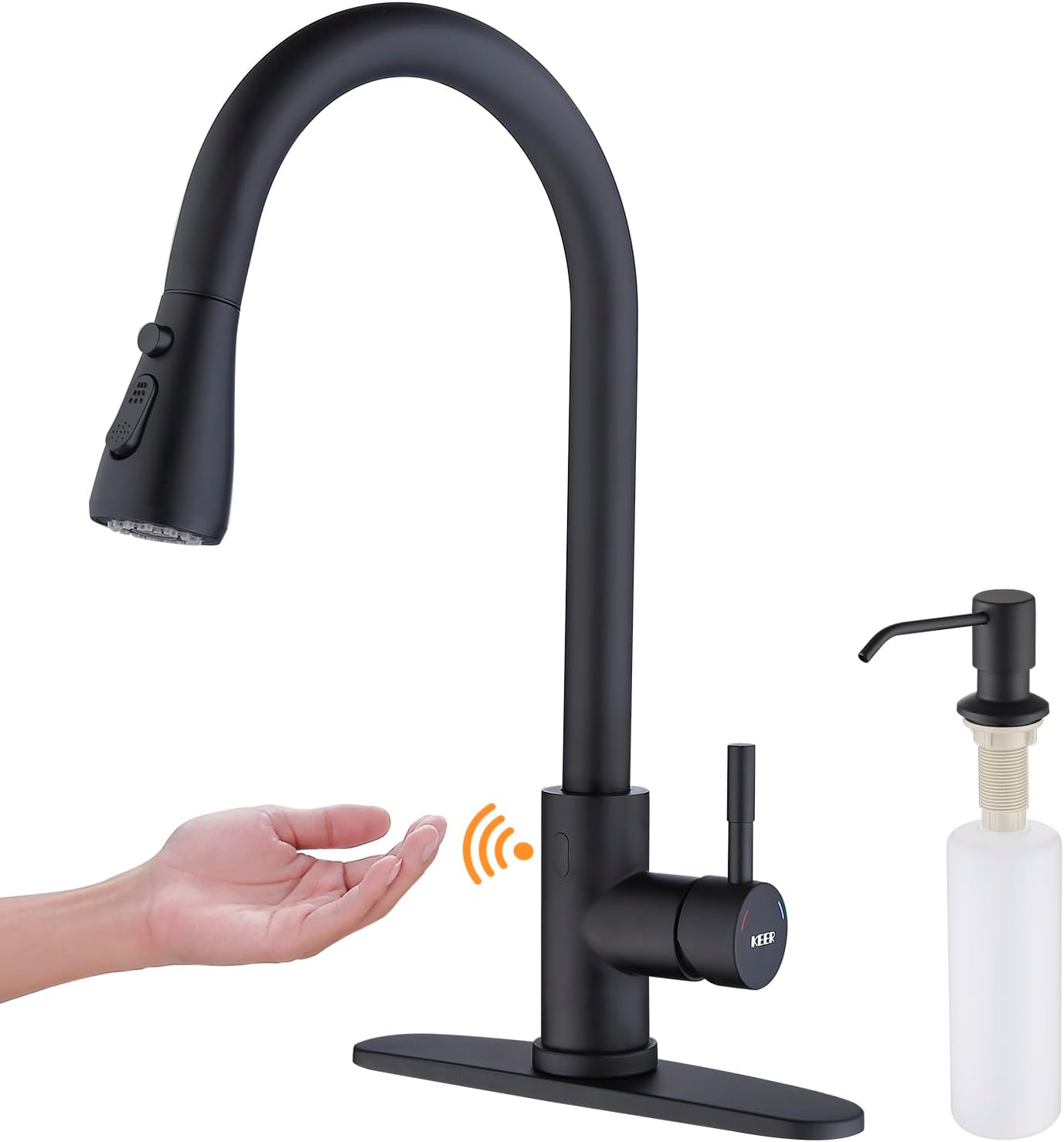 Keer Touchless Kitchen Faucet with Pull Down Sprayer for RV
