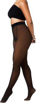 NOOSH TOAST Warm Fleece Tights for Cozy Comfort and Style