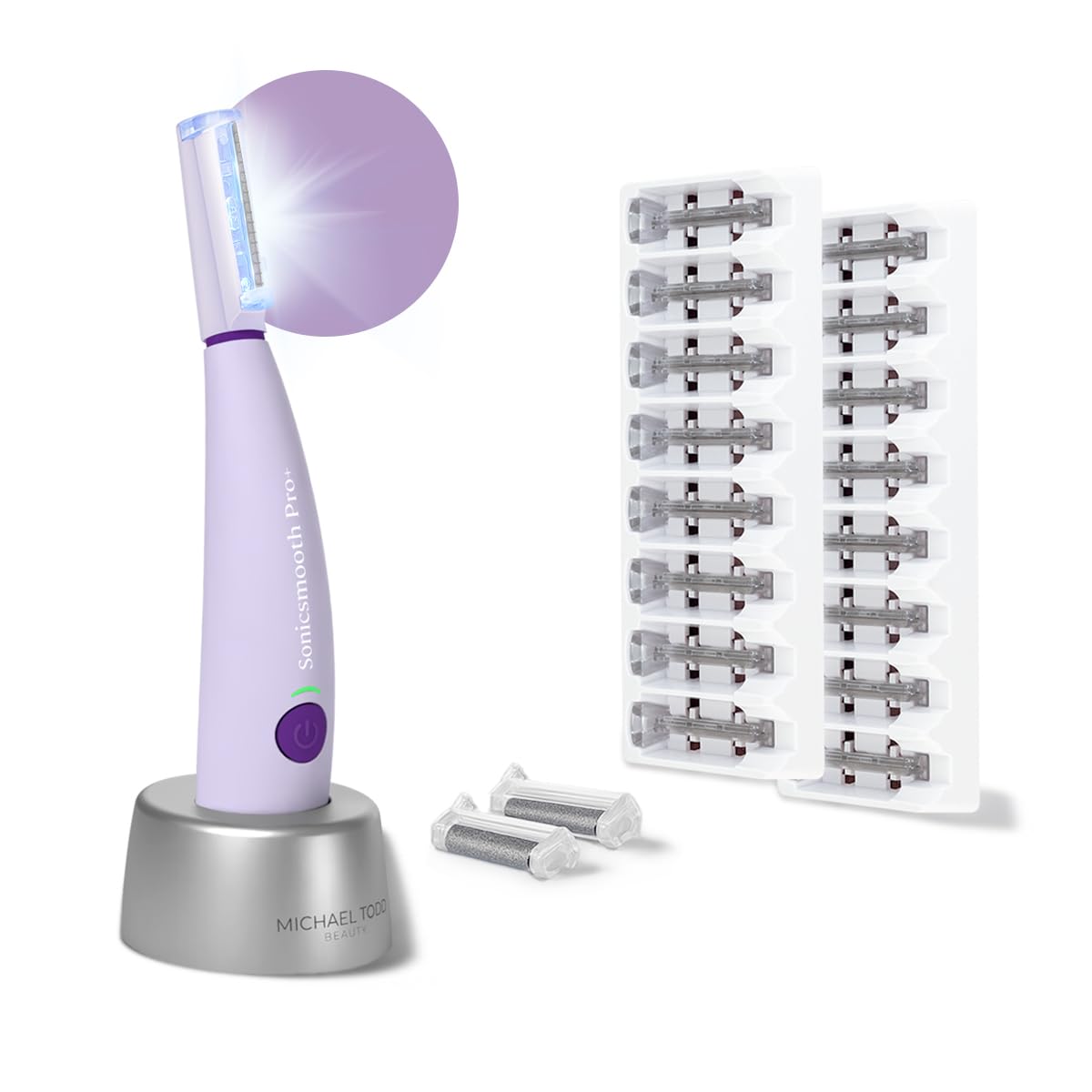 Michael Todd Beauty Sonicsmooth Pro+ Dermaplane Razor for Women