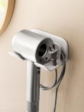 Universal Hair Dryer Holder Wall Mount for Blow Dryer - Compact