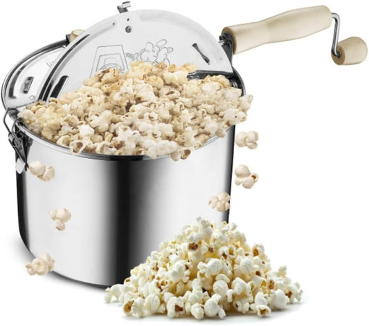 Great Northern 6.5-Qt Stainless Stovetop Popcorn Maker