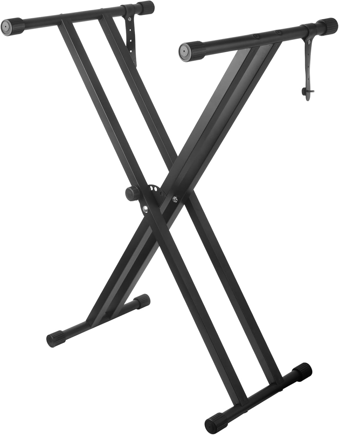 Bazayona Double X Keyboard Stand - 7 Heights, Secure Locking Straps