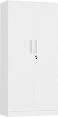 INTERGREAT Metal Storage Cabinet 72in Lockable Steel Cabinet - Large