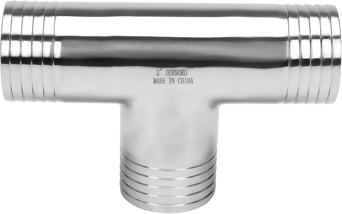 Derno Stainless 3-Way Tee T Shape Tee for Versatile Connections