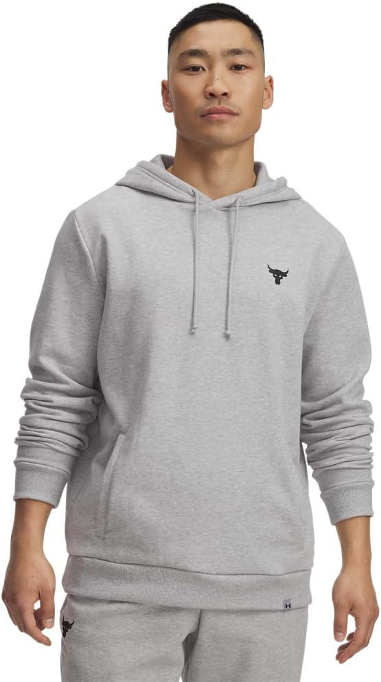 Under Armour mens Project Rock Rival Fleece Hoodie for Comfort