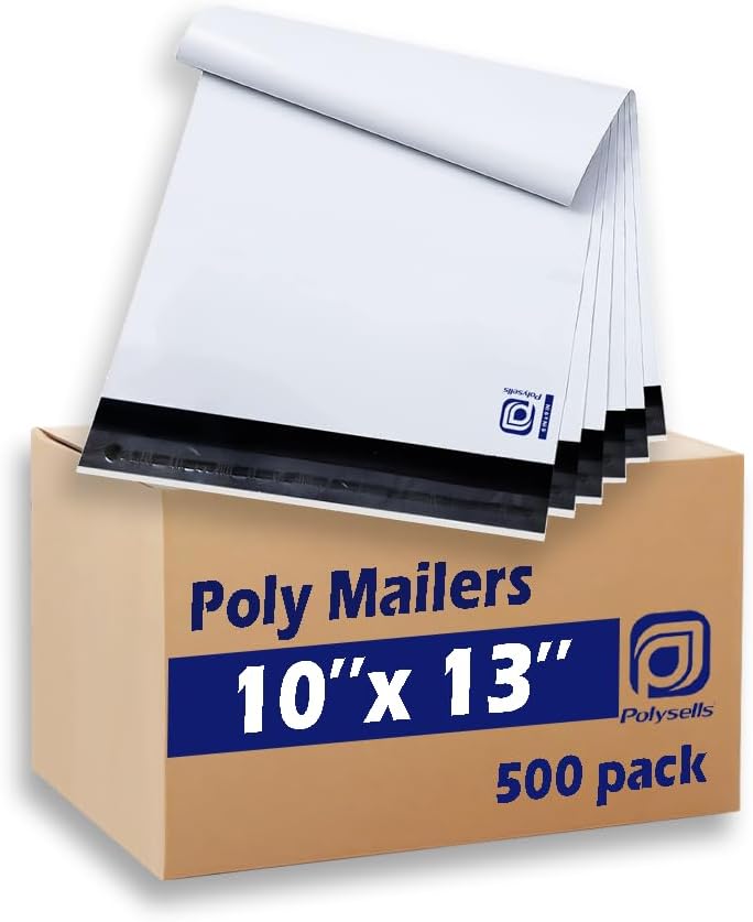 Durable 10x13 Inch Poly Mailers for Secure Shipping Needs