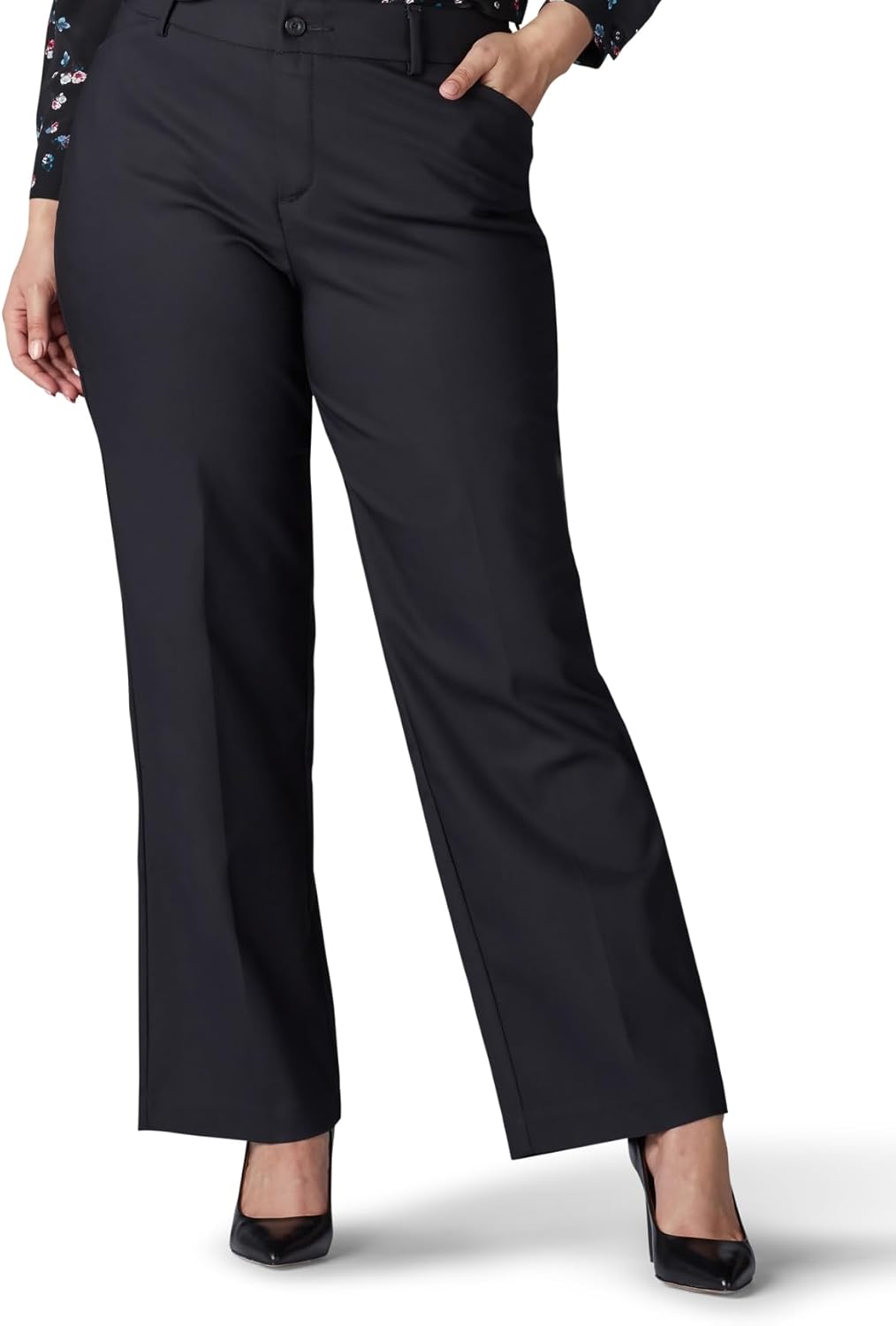 Lee Womens Plus Size Ultra Lux Comfort Flex Motion Trouser Pant
