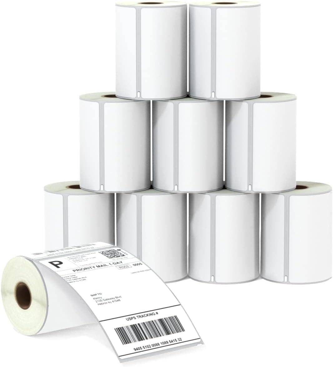 BETCKEY Compatible DYMO 1744907 Shipping Labels for 4XL & More